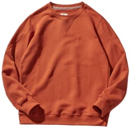 Autumn New American Retro Heavyweight Solid Color Sweatshirts Men's Simple Pure Cotton Washed Pullover Knitted Casual Sportwear