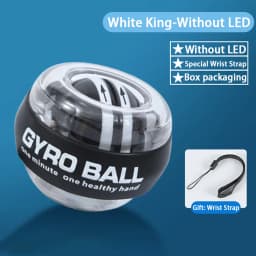 Power Wrist Hand Ball Trainer Ball Wrist Strengthener Gyro Self-Starting Forearm Trainer Gyro Ball for Strengthening Muscles