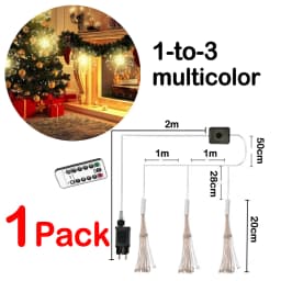 LED Firework Light 2x 4x 6x USB Powered Hanging Fairy Lights DIY Starburst Lamp for Garden Christmas Garland Festival Decor