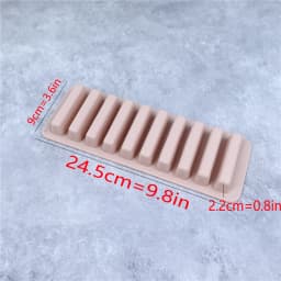 10 Holes Silicone Forms Long Strip Finger Biscuit Silicone Mold Oven Cake Puff Ice Cube Mould Tray Bakeware DIY Baking Tools