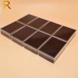 Transparent Large Jewelry Gemstone Display Case With Gem Jar Tray Insert Loose Diamond Storage Box Earring Pendant Packaging Box