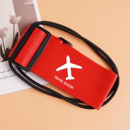 Airplane Pattern Luggage Straps Bag Bungee Suitcase Adjustable Belt, Travel Suitcase Elastic Strap Belt Luggage Accessories