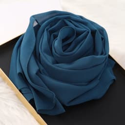 2025 Muslim Hijab Scarf With Zipper Plain Bubble Chiffon Ready to Wear Veiled Hijab Wrap Solid Shawls Headscarf Turban Ramadan