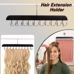 1Pcs Double-Sided Hanging Hair Racks Organizers And Storage For Hair Styling Display & Storage Wig Stand Hair Extension Holder