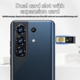 K-Touch High-quality S25 Ultra 22G+2TB Cell Phone Android 15 Smartphone 7.3HD Mobile Phones 5G Dual SIM 8000mAh 16+48MP Camera Cellphones