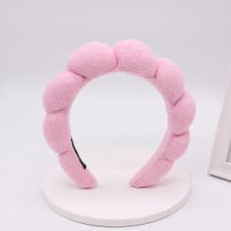 Women Girls Sponge Co Spa Makeup Bubble Terry Cloth Headband Puffy Retro Hair Bands Soft Hairband Headwear