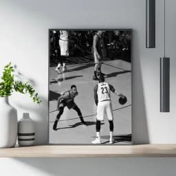 Basketball Legends Canvas Art Kobe LeBron More Framless Wall Decor for Living Room Sports Themed Home Decoration Ideal Gift