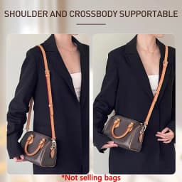 Adjustable Vachetta Leather Replacement Strap For Speedy 25 30 35 Handbag Crossbody Shoulder Strap Cowhide Bag Accessories