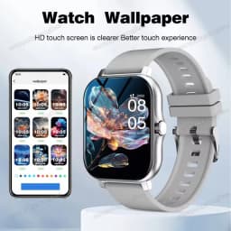 Smart Watch For Android IOS Watches 2.01inch HD Display Bluetooth Call Message Alert Music Sports Mode Smartwatch Men Women HT30
