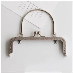 10PCS 18cm Metal Purse Frame Square Embressed Antique Bronze Lace Coin Purse Frame Kiss Clasp Accessory