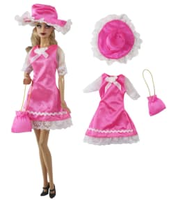 1 Set Doll Clothes 1:6 Scale Dress Outfit for 11.5 Inch 30cm Doll Many Style for Choice Gifts for Girls Doll Accessories #10