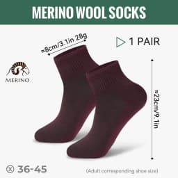 WRELS 1/2/3pairs Merino Wool Socks Hiking Socks Warm Cushion Socks Moisture Wicking Socks Thermal Breathable Soft Sports Socks