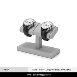 Oirlv Wrist Watch Stand Microfiber Watch Storage Rack Jewelry Bracelet Organizer Rack Bangle Watch Display Holder Showcase Rack