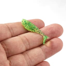 SUNMILE 20pcs Fishing Soft Bait Worm Artificial Baits 3.6cm/0.8g Rock Fishing Wobblers Leurre Souple Lure Perch Trout Bass Lures