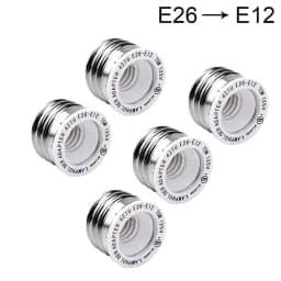 5pcs G24 G23 GU24 GU10 B22 to E26 E27 Lamp Base E26 E17 E12 to E14 Lamp Holder Converter Socket Adapter For LED Corn Bulbs Light
