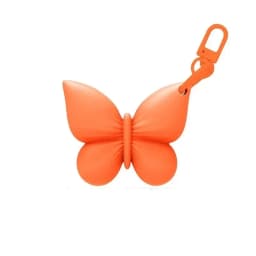 Silicone Butterfly Shaped Lip Balm Holder Keychain Cute Design Multiple Colors Perfect For Handbag Backpack Daily Travel Use