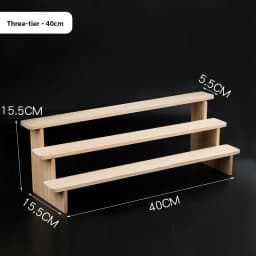 Pure Wood Display Stand Storage Rack Desktop Figurine Bubble Mat Doll Meat Green Plant Multi-layer Staircase Rack