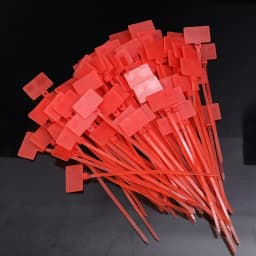 500-100Pcs Cable Labels Tags Nylon Cable Tie Tag for Cable Management Colorful Waterproof Loop Ties Markers Tag Self-locking Zip