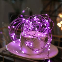LED Lights String Copper Silver Wire Garland Bedroom Home Thanksgiving Festoon Party Holiday Lights Decoration