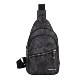 Korean Version Versatile Soft Leather Men's Casual Chest Bag Large Capacity Travel Women's Shoulder Crossbody Bag Backpack
