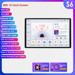 2 din Carplay Android Auto Radio For Toyota Corolla Verso AR10 2004-2009 Car Multimedia GPS autoradio RDS DSP 4G Octa Core 7862