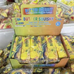 1PCS Simulate Gold Brick Squishy Slow Rising Stress Relief Toy Realistic Gold Bar Squeeze Anti-Anxiety Fidget Toy Party Favors