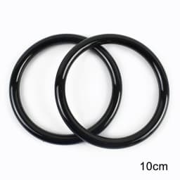 2/4/10Pcs Deepeel Acrylic Transparent Bag Handle Plastic Circle Ring Frame Handbag Replace Handles Woven-bag Brackets Accessory