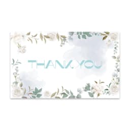 10-30pcs Thank You Cards With Flower Design For Small Business Exquisite Appreciation Card Gift Decoration Cards 9x5.4 CM