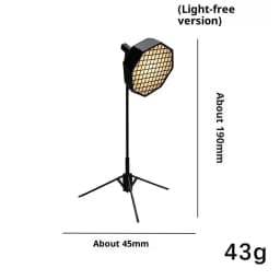 1/12 Scale Miniature Photography Prop Kit Softbox Light Tripod Photography Stool for Dollhouse Scene DIY Decoration