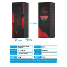 High Concentration Hydrogen Water Cup with Automatic Cleaning Function, Effectively Separating Residual Chlorine and Ozone