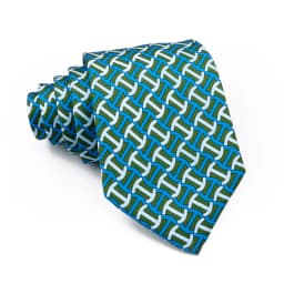 Soft Men's Imitation Silk 52 Colorful 8cm Lines Geometric Patterns Leisure Tie Business Party Gentleman Necktie Accessories Gift