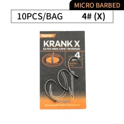 10Pieces Carp Fishing Hook Size 1 2 4 6 PTFE Coating Mirco Barded/Barbless PTFE Coating For Carp Fishing Terminal Tackle