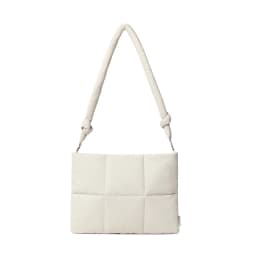 Puffy Quilted Laptop Shoulder Bag 13-14 15-16 Inch for MacBook Air Pro Padded Computer Sleeve Lightweight Carrying Case