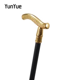 Luxury Gold Flower Wheatear Pattern Fashion Walking Stick Lady Party Decorative Cane Gentlemen Elegant Walking Stick Cosplay 93