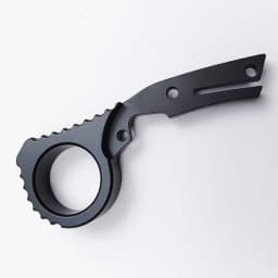 Black Aluminium Alloy Signet Ring for Knife Handle Parts, Just Suitable for Genuine C10/C11