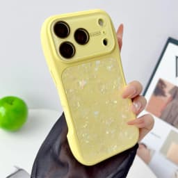 Colorful Shell Pattern Glitter Phone Case For iPhone 18 17 16 15 14 13 Pro Max Shockproof Cover with Camera Control Slide Button