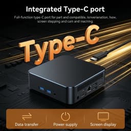 Windows 11 Pro Mini PC , Intel Twin Lake N150 Processor 16GB 32GB RAM 256GB 512GB 1TB SSD Wi-Fi 6 Bluetooth 5.2 Gaming Computer