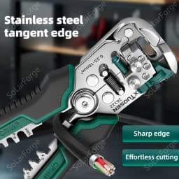 TUOSEN Wire Stripper Self-adjusting Cable Cutter Crimper Automatic Wire Stripping Tool Cutting Pliers Tool for Industry