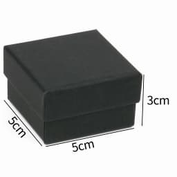 1Pcs Jewelry Packaging Gift Boxes Bags For Ring Necklace Bracelet Earrings Rectangle Cardboard With Sponge Jewelry Storage Box