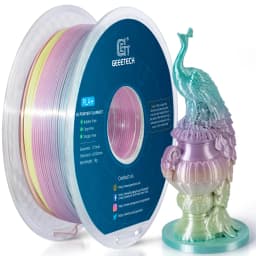 GEEETECH 3D Silk PLA Filament 1kg 1.75mm Spool Wire for 3D Printer Material, Safety, Vacuum Packaging Suitable For Bambu Lab