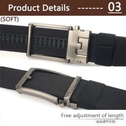 TUSHI Brand New 3.5 Wide Alloy Automatic Buckle Thickened Double-Layer Nylon Soft Mens Belt Versatile Casual Outdoor Pants Belt