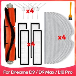Fit For ( Dreame D9 Max, L10 Pro, D9 Pro, D9 Mistral Pro, Trouver Robot LDS Vacuum-Mop Finder ) Part Brush Mop Filter Water Tank