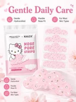Nose Pore Cleansing Strips, Soft Fit Peel-Off Nose Patches for Daily Facial Skin Care