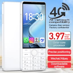 UNIWA DOOV R70 Smart Touch Screen 4G Mobile Phone Whatsapp Android Keypad Phones 4.0 Inch 6GB 128GB 2600mAh Russian keyboard
