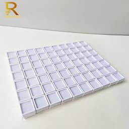 Lot of 70 Clear Gemstone Display Box Face Bare Stone Gemstone Plastic Clear  Diamond Display Box Gemstone Diamond Container