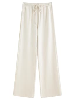 DUSHU 2026 Summer Women's Adjustable Length Draping Textured Casual Pants - Soft Flow Trousers for Daily and Summer Wear