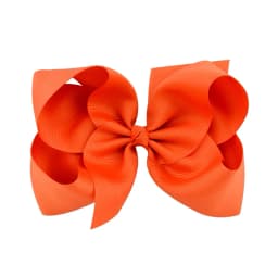 BABY BOWS 1Pcs 6inch Solid Colors Grosgrain Ribbon Hair Clips for Girls Large Hairpins Boutique Barrettes Kids Hair Accessories