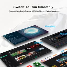 GenMachine 2023 Light Mini PC AMD Ryzen 5 3550H 2.1GHz-3.7GHz CPU Windows 11 DDR4 Max 16GB ram DDR4 PC Gamer Computer mini pc