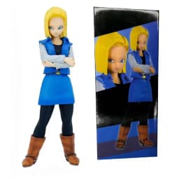 24CM Anime Dragon Ball Z Android 17 18 Figure Android 18 PVC Action Figures Collection Model Toys for Children Christmas Gifts
