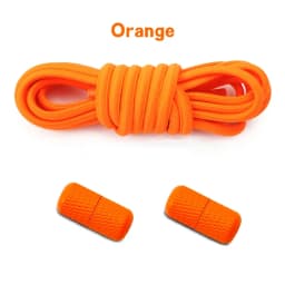 1Pair Round Elastic Laces No Tie Shoelaces Metal Capsule Buckle Shoelace Without Ties Sneakers Basketball Laces Shoe Accessories